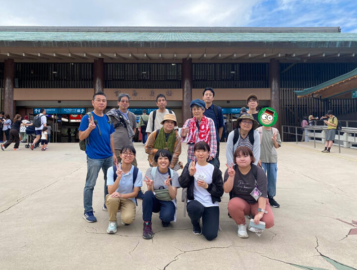 宮島から帰ります集合写真